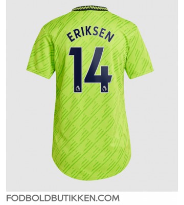 Manchester United Christian Eriksen #14 Tredjetrøje Dame 2022-23 Kortærmet